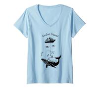 Donna Cruise Squad 2026 Family Group Matching Summer Vacation Kids Maglietta con Collo a V