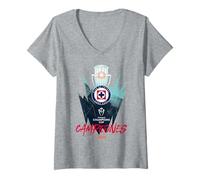 Donna Cruz Azul - Campeoni Maglietta con Collo a V