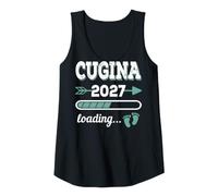 Donna CUGINA 2027 Loading Regalo Divertente cugine maggiori 2027 Canotta