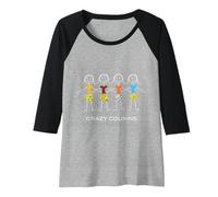 Donna Cugini pazzi Divertenti delle Donne, Ragazze Quattro cugini Maglia con Maniche Raglan