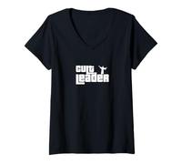 Donna Cult Classic - Leader di culto Maglietta con Collo a V