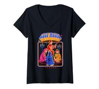 Donna Cult Music Sing-Along Occult Horror Retro Funny Adult Humor Maglietta con Collo a V