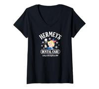 Donna Cure dentali di Hermey Maglietta con Collo a V