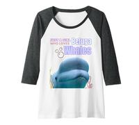 Donna Cute Just A Girl Who Loves Belugas, Beluga Whale Enthusiast Maglia con Maniche Raglan