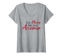 Donna Cute, Just a Nurse That Loves Arizona Maglietta con Collo a V