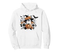 Donna Cute Witchy Ghost Felpa con Cappuccio