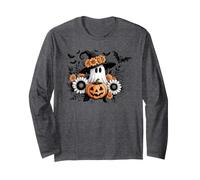 Donna Cute Witchy Ghost Maglia a Manica