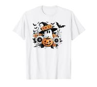 Donna Cute Witchy Ghost Maglietta