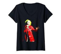 Donna Cyndi Lauper Dodici Cyns mortali Live Newcastle 1995 Maglietta con Collo a V