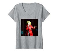 Donna Cyndi Lauper Dodici Cyns mortali Newcastle Live 1995 Maglietta con Collo a V