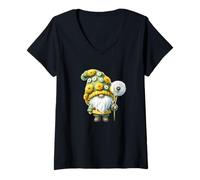Donna Dandelion Flower Accessories For Women & Men Cute Wildflower Maglietta con Collo a V