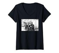Donna Dangerous Brothers Rik Mayall Adrian Edmondson Sabato Live Maglietta con Collo a V