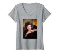 Donna Daniel Ash Bauhaus Bela Lugosi è Morto di Michael Grecco Maglietta con Collo a V