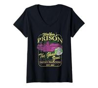 Donna Danny Phantom Walker's Prison Ghost Zone Cartoon Maglietta con Collo a V