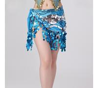 Donna Danza Del Ventre Nappa Lustrini Performance Costume Stanza da Ballo