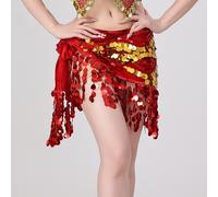 Donna Danza Del Ventre Nappa Lustrini Performance Costume Stanza da Ballo