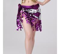 Donna Danza Del Ventre Nappa Lustrini Performance Costume Stanza da Ballo