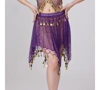Donna Danza Del Ventre Rete Paillettes Performance Costume Stanza da Ballo