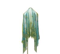 Donna Danza Del Ventre Velo Sciarpa Fiore Stampa Performance Accessorio