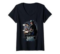 Donna Dark Winds Key Art Launch Maglietta con Collo a V