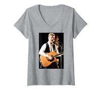 Donna David Bowie Sound & Vision Tour dal Vivo 1990 Maglietta con Collo a V