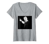 Donna David Bowie Station To Station Isolar Tour 1976 Maglietta con Collo a V