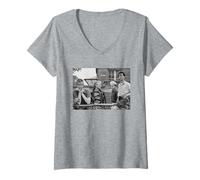 Donna David Gahan of Depeche Mode Live 1981 di Virginia Turbett Maglietta con Collo a V