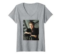 Donna David Lynch Twin Peaks Mulholland Drive di Michael Grecco Maglietta con Collo a V