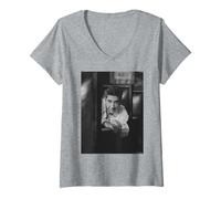 Donna David Schwimmer Ross Geller Friends Attore Di Michael Grecco Maglietta con Collo a V