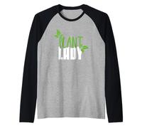 Donna delle piante Giardinaggio Amante delle piante Giardino Regina Giard Maglia con Maniche Raglan
