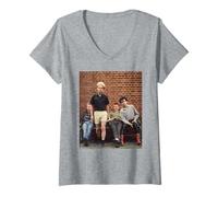 Donna Depeche Mode nel 1981 Dave Gahan Pop Band di Virginia Turbett Maglietta con Collo a V