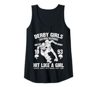 Donna Derby Girls Hit Like A Girl Roller Derby 1993 Canotta