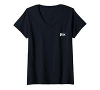 Donna Design Moto | Stampa Posteriore | When Life Gets You Down Maglietta con Collo a V