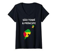 Donna Design São Tomé & Principe Maglietta con Collo a V