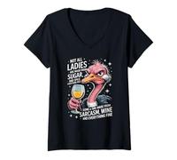 Donna Detto divertente non tutte le donne fatte da Sugar and Spice Women Maglietta con Collo a V
