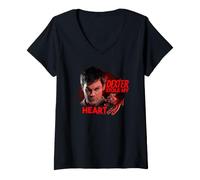 Donna Dexter Stole My Heart Maglietta con Collo a V