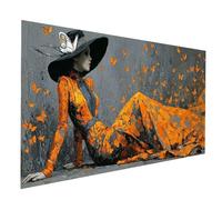 Donna Diamond Painting Kit Completo, Diamond Painting Farfalla, Diamante Dipingere con i Numeri Adulti 60 x 120CM, Kit Punto Croce Diamantini Crystal Art Pittura Con Numeri, Decorazioni Casa JXL-9185