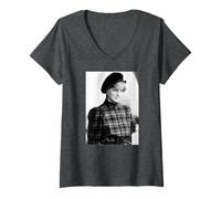 Donna Diana Principessa del Galles Royal Braemar Highland Giochi Maglietta con Collo a V