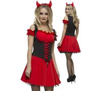 Donna Diavolo Costume Fever Wicked Sexy Devil Adulto Halloween Costume