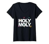 Donna Dire Divertente - Santo Moly per Uomini e Donne Maglietta con Collo a V