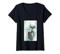 Donna Disclosure Day Eye And Silhouette Maglietta con Collo a V