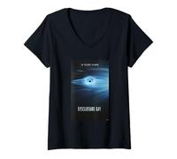 Donna Disclosure Day We Deserve to Know Eye Maglietta con Collo a V