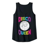 Donna Disco Queen 70's Seventies Party T-Shirt da Donna Canotta