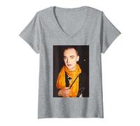 Donna Discoteca Boy George Powerhouse Newcastle Culture Club 1991 Maglietta con Collo a V