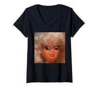 Donna Disgusted Face Meme Baby Babe X Only Baby Love Date Fan Maglietta con Collo a V