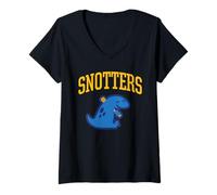 Donna Disney and Pixar’s Win or Lose Snotters Softball Team Logo Maglietta con Collo a V