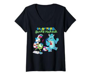 Donna Disney And Pixar's Monsters, INC. Back to School First Day Maglietta con Collo a V