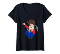 Donna Disney and Pixar's Toy Story Stinky Pete Prospector Costume Maglietta con Collo a V