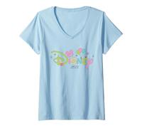Donna Disney Celebration Logo Birthday Party Vacation Trip 2025 Maglietta con Collo a V