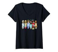 Donna Disney Channel High School Musical Characters Maglietta con Collo a V
